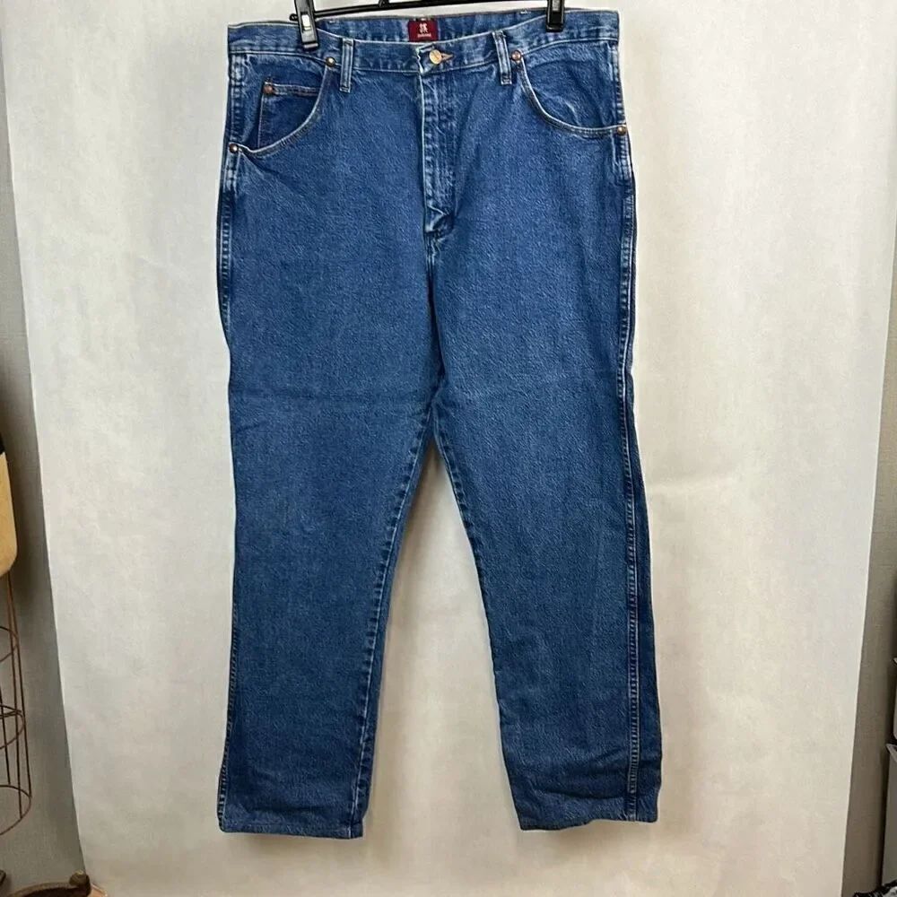 Wrangler Denim Jeans 31MWZGK Relaxed Mens Sz 38x34